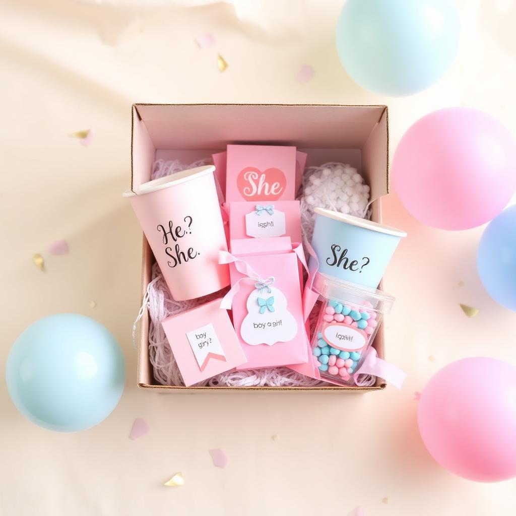 Gender Reveal Party Box